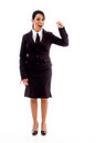 Free Standing Accountant Showing Counting Hand Gesture Stock Images - 8184514