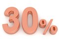 Free Thirty Percent Stock Image - 8184791