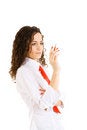 Free Secretary And Pen Stock Image - 8188181