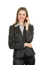 Free Friendly Businesswoman Talking On The Phone Stock Photography - 8197542