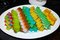 Free Colorful Local Cake In The Plate Stock Photos - 8197143
