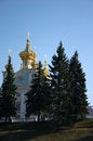 Free Peterhof Parks And Cathedral Royalty Free Stock Images - 823269