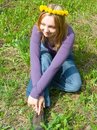 Free Portrait Of The Girl In A Wreath Stock Photo - 824440