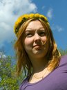 Free The Girl In A Wreath Stock Photos - 824453