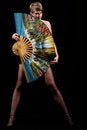 Free Model In Studio With Fan Stock Photos - 8208093