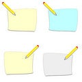 Free Pencil And Sheet Icons Stock Images - 8208474