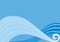 Free Blue Background With Waves Stock Image - 8202491