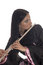 Free Young Woman With A Flute Stock Photos - 8209923