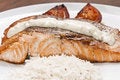 Free Cooked Salmon Royalty Free Stock Images - 8222899