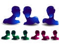 Free Human Heads Royalty Free Stock Image - 8237976