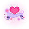 Free Heart Banner Stock Photography - 8233882