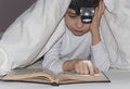 Free Boy Reads The Book Royalty Free Stock Images - 8252369