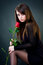Free Young Girl With Rose Stock Photos - 8251833