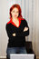 Free Pensive Caucasian Businesswoman Royalty Free Stock Photography - 8258087