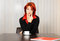 Free Pensive Caucasian Businesswoman In The Office Stock Photography - 8258092