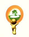 Free Resort Beach Icon Symbol Stock Photo - 8264000