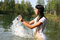 Free Photographer In Water Royalty Free Stock Images - 8262459