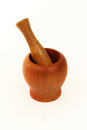 Free Wooden Mortar And Pestle Stock Photo - 8275770