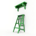 Free Stair And Bookshelf Royalty Free Stock Photos - 8279098