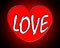Free Text In Love Heart Stock Photography - 8277822