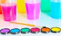 Free Six Glass With Variegated Water Stock Photos - 8280103