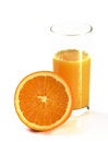 Free Fresh Orange Juice And Orange Stock Photo - 8289090