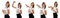 Free Business Woman Advertises Real Estate Royalty Free Stock Image - 8280926