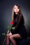 Free Sensual Girl With Rose Stock Images - 8282974