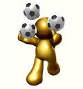 Free Soccer Guy Royalty Free Stock Photos - 8298608