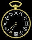 Free Zodiac Libra Clock Royalty Free Stock Image - 832116