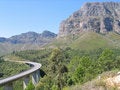 Free Bridge Leading To Mountain Pass Stock Photos - 837883