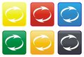 Free Recycle Web Button Royalty Free Stock Photos - 8305458