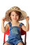 Free A Girl Is In A Hat. Royalty Free Stock Photography - 8309717