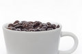 Free Cup Of Coffee Beans Royalty Free Stock Photo - 8318625