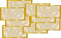 Free Gold Flakes Collage Stock Photography - 8321532