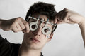 Free Optometrist Exam Royalty Free Stock Images - 8332089