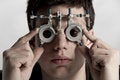 Free Optometrist Exam Royalty Free Stock Photo - 8332475