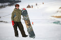 Free Young Adult Female Snowboarder Stock Photography - 8339242