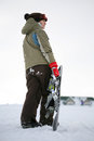 Free Young Adult Female Snowboarder Stock Images - 8339524