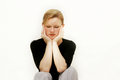Free Tranquil Woman Looking Down Royalty Free Stock Photo - 8339965