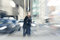 Free Elderly Woman Walking Across The Street Royalty Free Stock Images - 8337579
