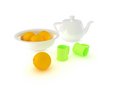 Free Breakfast With Orange Stock Photo - 8345450