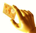Free Endorsing  Credit Card Stock Image - 8350441
