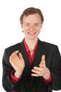 Free Applauding Young Person Stock Photo - 8359390