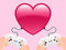 Free Heart With Two Keypads And Two Persons Playing Royalty Free Stock Photos - 8354788