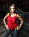 Free Woman With Arms On Hips Stock Photos - 8366063