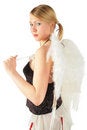 Free Girl In Angel S Costume Stock Image - 8370251