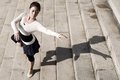 Free Female Dancer In The Outdoor Royalty Free Stock Images - 8372479