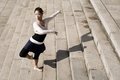 Free Female Dancer In The Outdoor Stock Image - 8372541