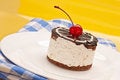 Free Fancy Cake With Cherry Royalty Free Stock Images - 8373249